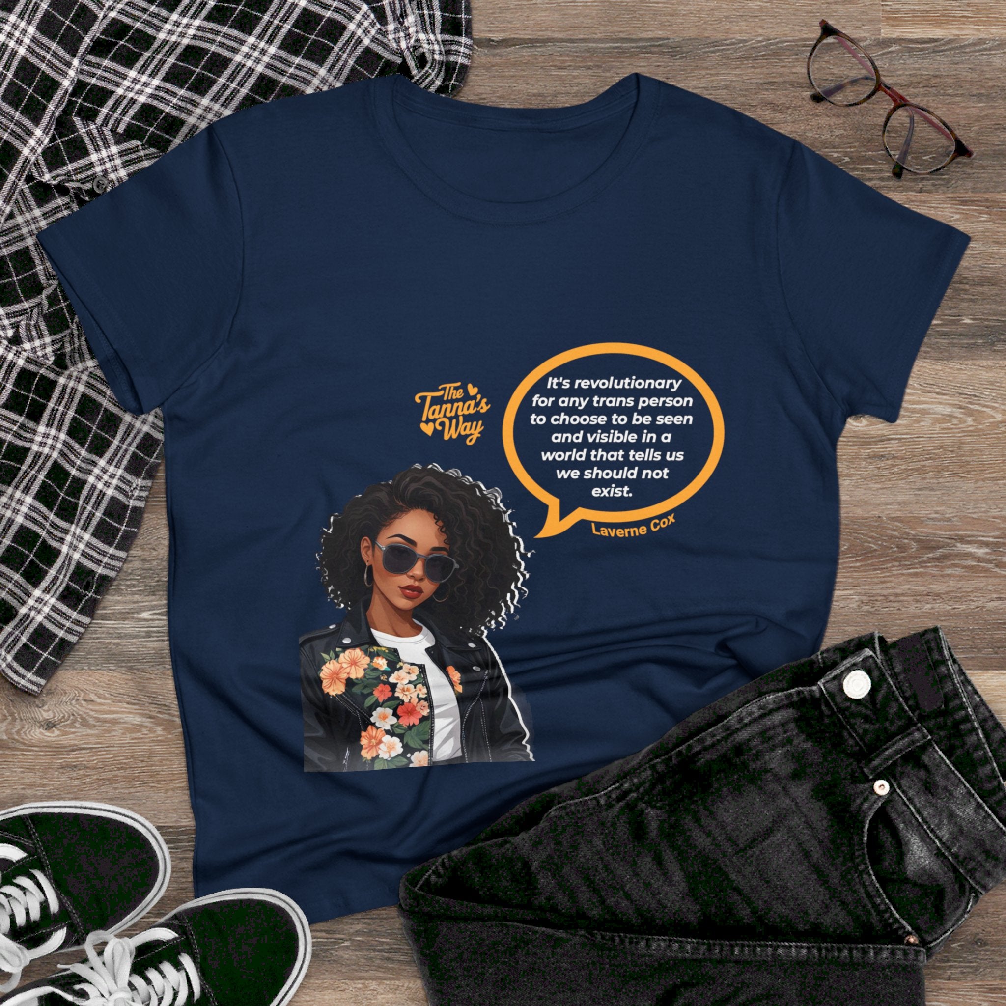 Laverne Cox | Women's Midweight Cotton Tee